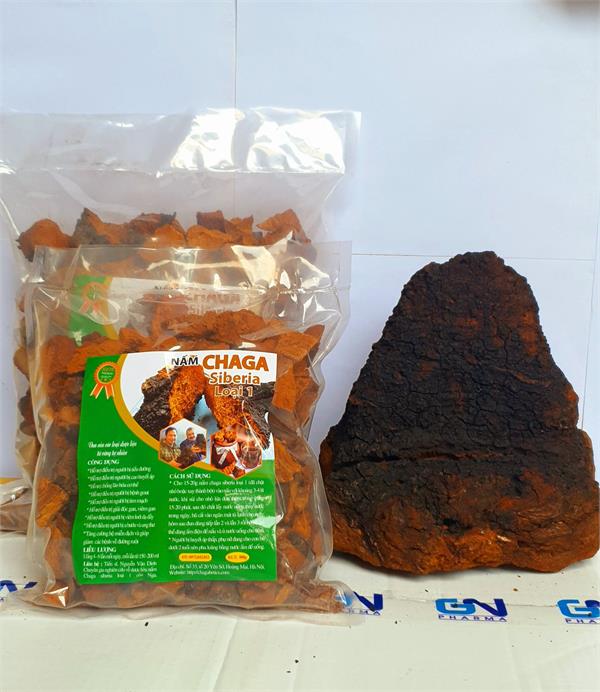 Nấm Chaga loại đóng túi 500g